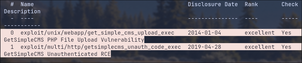 msfconsole